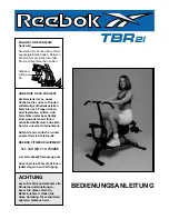 Reebok RBEVCR92080 (German) Bedienungsanleitung preview