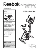 Reebok RBEX11911.1 Manual preview