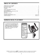 Предварительный просмотр 2 страницы Reebok RBEX11911.1 Manual