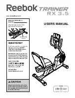 Preview for 1 page of Reebok RBEX13911.0 Manual