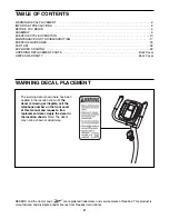 Предварительный просмотр 2 страницы Reebok RBEX2976.3 User Manual