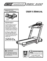 Предварительный просмотр 1 страницы Reebok RBTL12900 User Manual