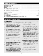 Предварительный просмотр 2 страницы Reebok RBTL14500 User Manual