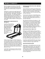 Предварительный просмотр 29 страницы Reebok RBTL14500 User Manual