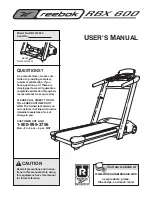 Reebok RBTL19900 User Manual preview