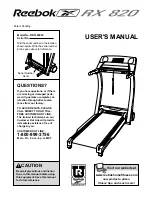 Reebok RBTL69920 User Manual preview