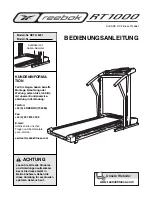 Preview for 1 page of Reebok RETL16001 (German) Bedienungsanleitung