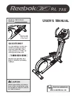 Reebok RL 725 User Manual preview