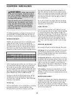 Предварительный просмотр 27 страницы Reebok RX 6200 User Manual