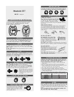 Reebok W-113 Instructions preview