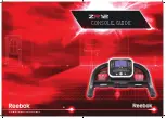 Reebok ZR12 Console Manual preview