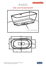 Preview for 3 page of Reece Kado Lussi Freestanding Bath Installation Instructions