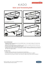 Preview for 4 page of Reece Kado Lussi Freestanding Bath Installation Instructions