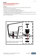 Preview for 2 page of Reece KADO LUSSI Installation Instructions