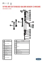 Preview for 3 page of Reece Mizu Stream Extended Basin Mixer Technical Manual