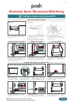 Preview for 6 page of Reece Posh Domaine Semi-Recessed Wall Hung Installation Instructions Manual