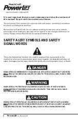 Preview for 2 page of Reechcraft PowerLift PL20 Operators Safety Manual