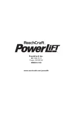 Предварительный просмотр 60 страницы Reechcraft PowerLift PL20 Operators Safety Manual