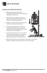 Preview for 14 page of Reechcraft PowerLift PL50 Operators Safety Manual