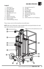 Preview for 27 page of Reechcraft PowerLift PL50 Operators Safety Manual