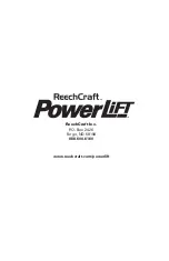 Preview for 60 page of Reechcraft PowerLift PL50 Operators Safety Manual