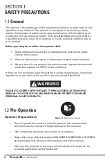 Preview for 8 page of Reechcraft PowerLift PL60 Operators Safety Manual