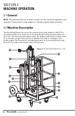 Предварительный просмотр 26 страницы Reechcraft PowerLift PL60 Operators Safety Manual