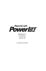 Preview for 60 page of Reechcraft PowerLift PL65 Operators Safety Manual