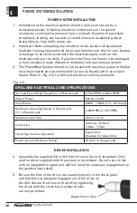 Preview for 38 page of Reechcraft PowerMast Series Operators Safety Manual