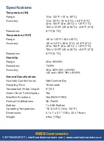 Предварительный просмотр 4 страницы Reed Instruments 800837004321 Instruction Manual