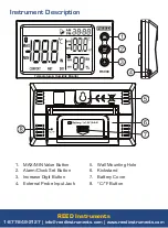 Предварительный просмотр 5 страницы Reed Instruments 800837004321 Instruction Manual