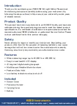 Preview for 3 page of Reed Instruments 800837005373 Instruction Manual