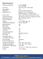 Preview for 4 page of Reed Instruments 800837005373 Instruction Manual