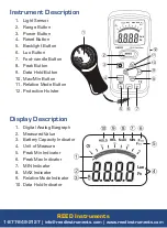 Preview for 5 page of Reed Instruments 800837005373 Instruction Manual