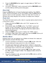 Preview for 7 page of Reed Instruments 800837005373 Instruction Manual