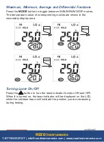 Предварительный просмотр 10 страницы Reed Instruments R2320 Instruction Manual