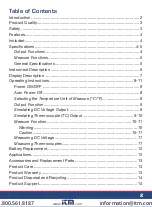 Предварительный просмотр 2 страницы Reed Instruments R2810 Instruction Manual