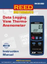 Reed Instruments R4000SD Instruction Manual preview