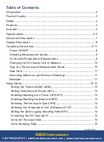 Preview for 2 page of Reed Instruments R4000SD Instruction Manual