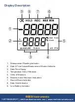 Preview for 8 page of Reed Instruments R4000SD Instruction Manual