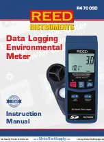 Предварительный просмотр 1 страницы Reed Instruments R4700SD Instruction Manual