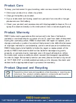 Preview for 12 page of Reed Instruments R5099 Instruction Manual