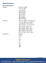 Предварительный просмотр 5 страницы Reed Instruments R5700 Instruction Manual