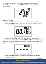 Предварительный просмотр 11 страницы Reed Instruments R5700 Instruction Manual