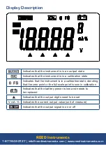 Предварительный просмотр 7 страницы Reed Instruments R5800 Instruction Manual