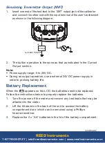 Предварительный просмотр 11 страницы Reed Instruments R5800 Instruction Manual