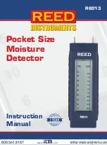 Reed Instruments R6013 Instruction Manual предпросмотр