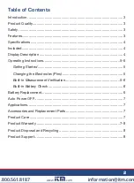 Preview for 2 page of Reed Instruments R6013 Instruction Manual