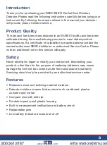 Preview for 3 page of Reed Instruments R6013 Instruction Manual