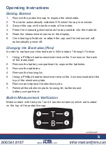 Preview for 5 page of Reed Instruments R6013 Instruction Manual